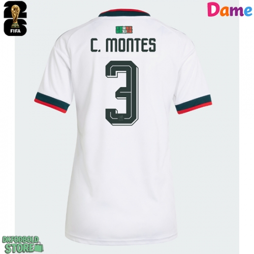 Mexico Cesar Montes #3 Replika Udebanetrøje Dame VM 2026 Kortærmet